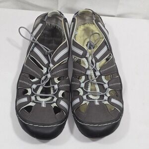 J-41 Adventure On Slip On Brown Mesh Hiking Water Sport Shoes Womens Size 10 M